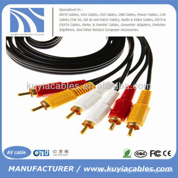 16FT 3 RCA Кабель AV 5M